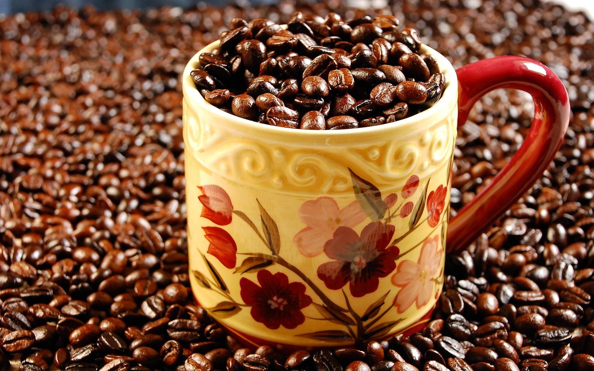 Colombian coffee beans hand-flushed