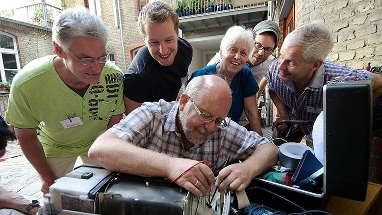 Repair Cafe | this cafe does not sell coffee or refreshments, it sells human feelings!
