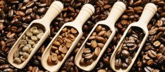 Laugh about coffee blending: mix coffee beans with successively formulated coffee