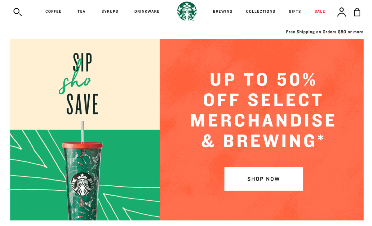 Starbucks values mobile and offline business more and even abandons US online stores