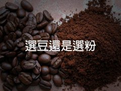 Seriously: the choice between coffee beans and coffee powder