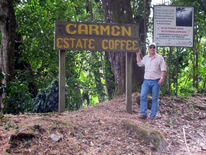 Ecological maintenance Certification issued by CarmenSHB Rainforest Alliance of Carmen Manor in Panama