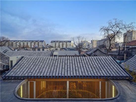 Beijing Hutong Cafe Map Hutong Old Green Brick overflows the aroma of coffee