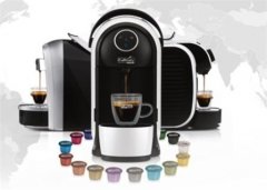 Experience Italian strong Alcohol Coffee with Bianca automatic Milk foam Integrated capsule Coffee Machine