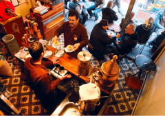 The scene of the Turkish Cafe, the most authentic moment in Eastern European cities