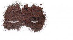 Coffee powder is fine ground good or coarse ground good coffee thickness