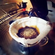 The reason why tap water or mineral water is generally not used for brewing coffee.