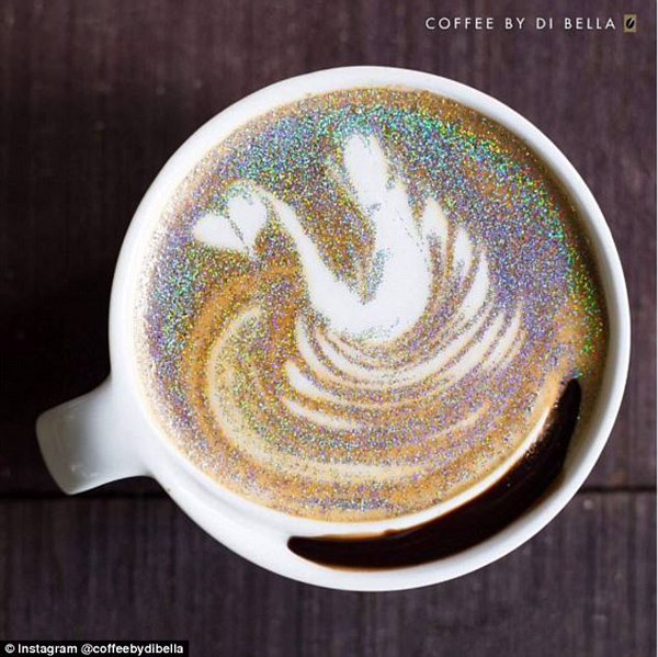 Indian online celebrity coffee shop launches exotic new coffee full of edible gold and silver sequins