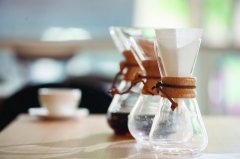 Using chemist's method to extract coffee-CHEMEX hand filter chemex coffee pot introduction