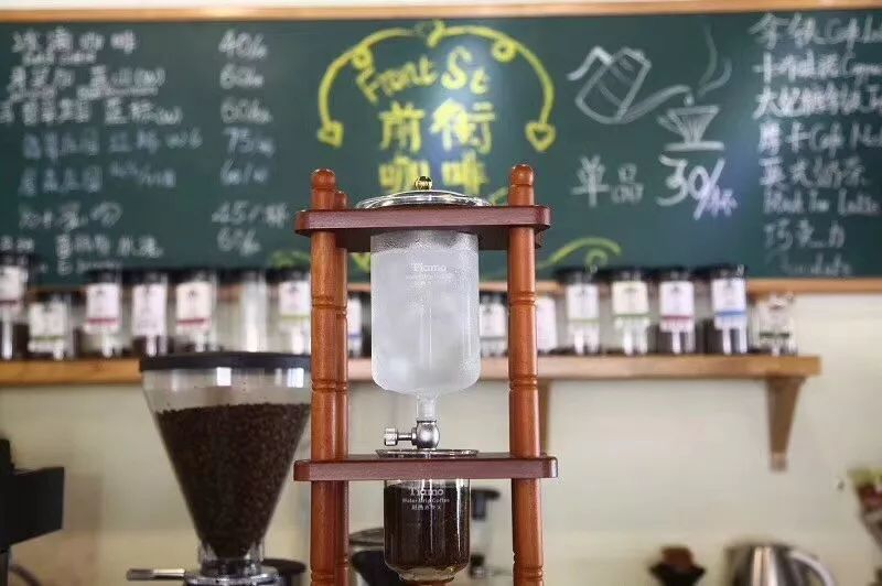 The technique of making ice drop coffee powder water proportion method ice drop single product coffee bean selection recommended grinding degree