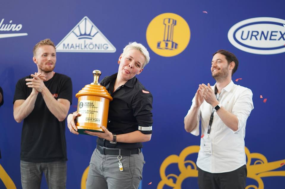The winner of the 2018WBC World Barista Competition has been announced! The first female WBC world champion was born!