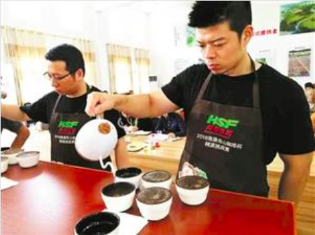 Hainan Coffee Home-made Robusta beans are tested to reach the level of fine coffee by more than 80 points in the first professional cup.