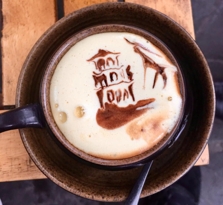 Hanoi Ancient Street Coffee Culture: coffee in a ceramic pot with egg yolk instead of condensed milk