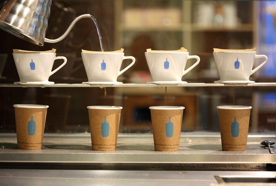 Coffee industry Apple- blue bottle coffee Blue bottle is about to 