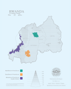 High altitude coffee the different and complex Rwandan coffee style in the coffee industry and producing areas with Rwandan characteristics.