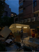 Why do Shanghainese like coffee? open-air outdoor camping community cafes in Shanghai