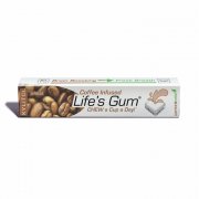Coffee-flavored chewing gum equal to FDA recommended daily 400mg caffeine limit