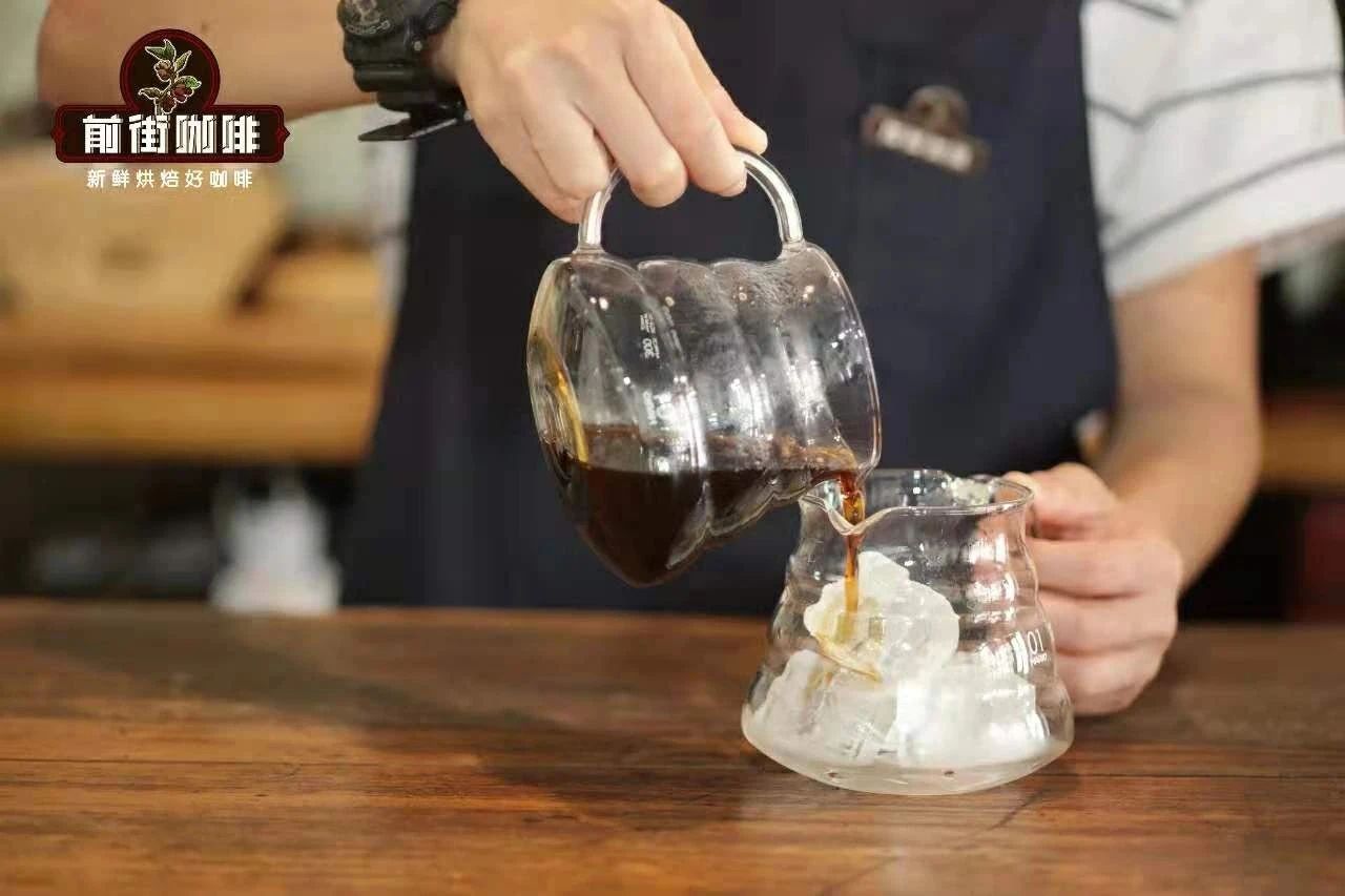 How many ice cubes are appropriate for ice hands to make coffee? What is the ratio of standard powdered water to iced hand coffee?